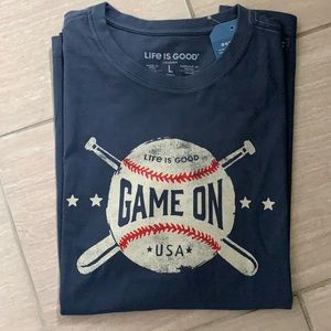 NWT - Life is Good baseball shirt